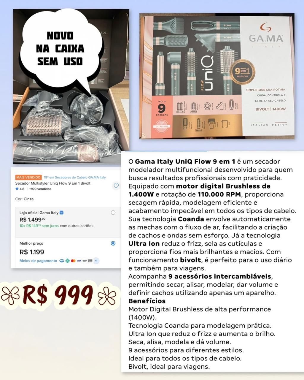 Secador - MODELADOR novo